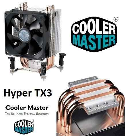 Cooler Master Hyper Tx3 Tx 3 Intel / Amd C/ Super Base Cobre